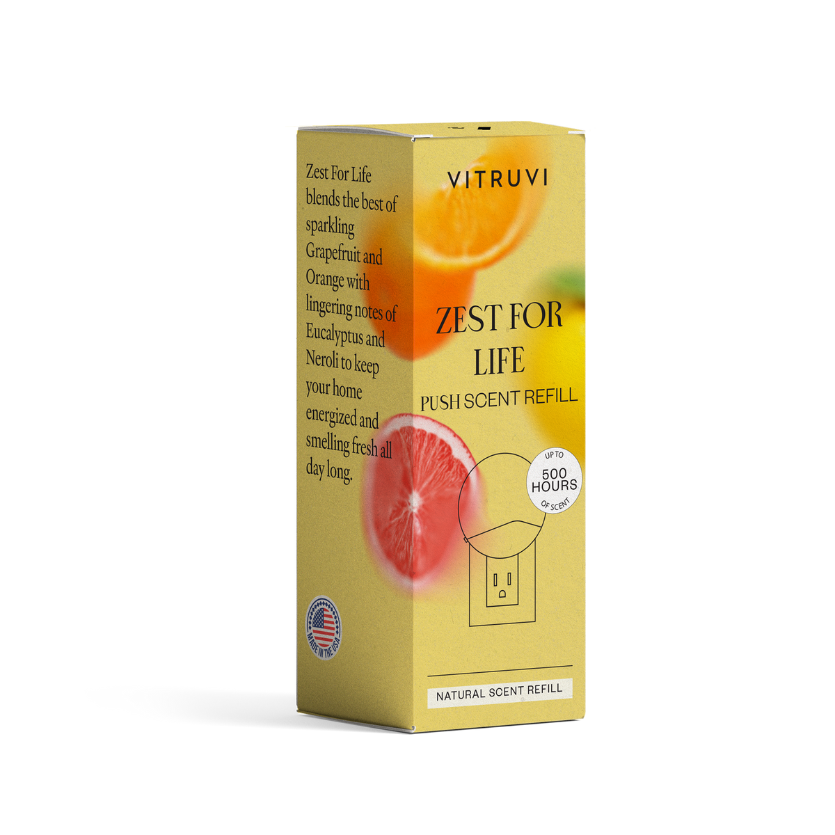 Zest for Life Push Scent Refill